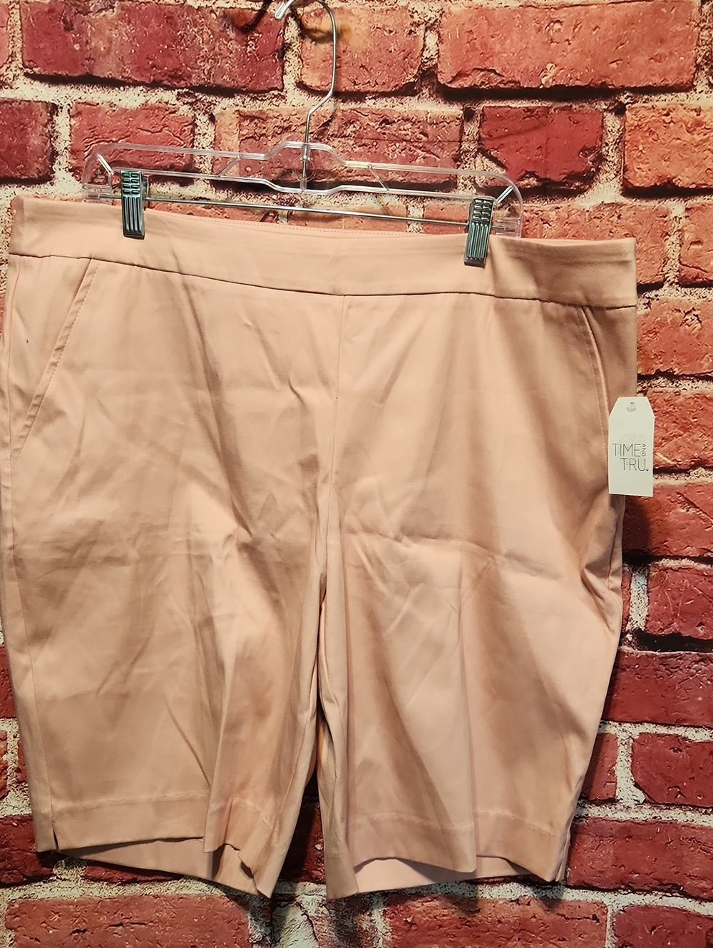 Time and Tru Blush Pink Bermuda Shorts